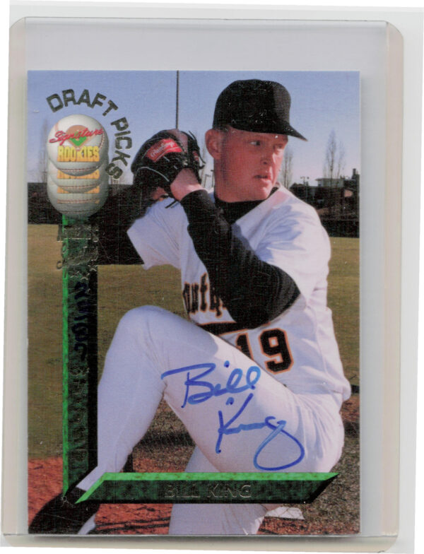1994 Signature Rookies Draft Picks Bill King AU SN7750 #55 Athletics Signatures