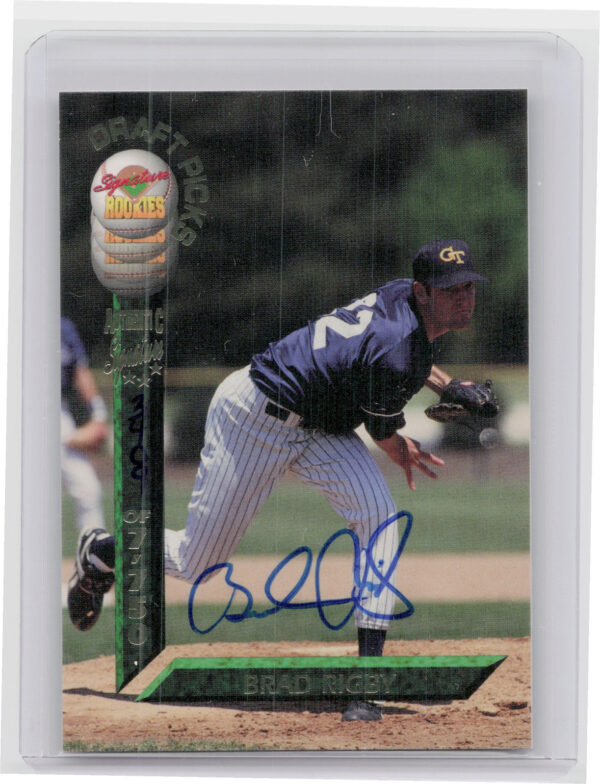 1994 Signature Rookies Draft Picks Brad Rigby AU SN7750 #34 Athletics Signatures