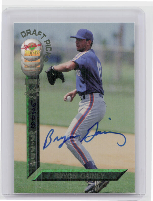 1994 Signature Rookies Draft Picks Bryon Gainey AU SN7750 #54 Mets Signatures