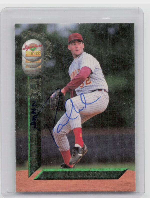 1994 Signature Rookies Draft Picks Paul Wilson AU SN7750 #2 Mets Signatures