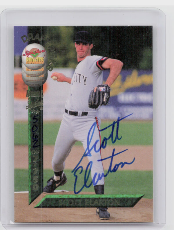1994 Signature Rookies Draft Picks Scott Elarton AU SN7750 #24 Astros Signatures