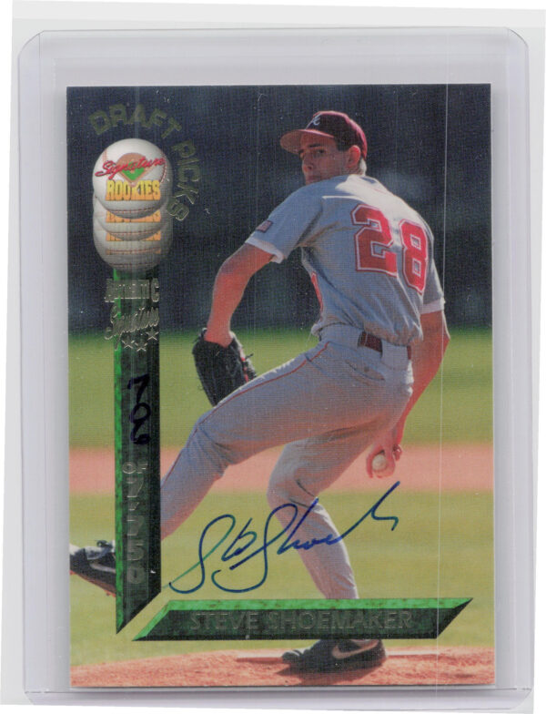 1994 Signature Rookies Draft Picks Steve Shoemaker AU SN7750 #79 Yankees Signatu