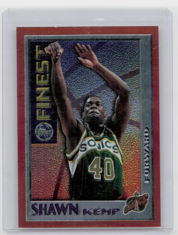 1995-96 Finest Shawn Kemp #M4 SuperSonics Mystery