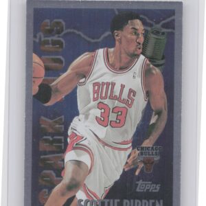 1995-96 Topps Scottie Pippen #SP10 Bulls Spark Plugs