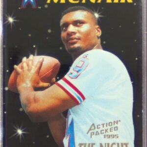 1995 Action Packed Monday Night Football Steve McNair RC #83 Oilers