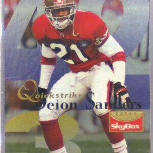 1995 SkyBox Premium Deion Sanders #Q7 49ers Quickstrike