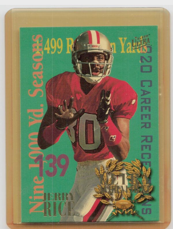 1995 Ultra Jerry Rice #5 49ers Ultra Achievements