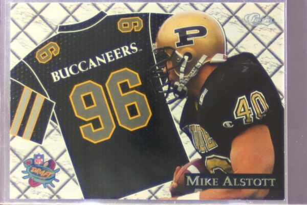 1996 Classic NFL Rookies Mike Alstott RC #RJ9 Buccaneers Road Jersey
