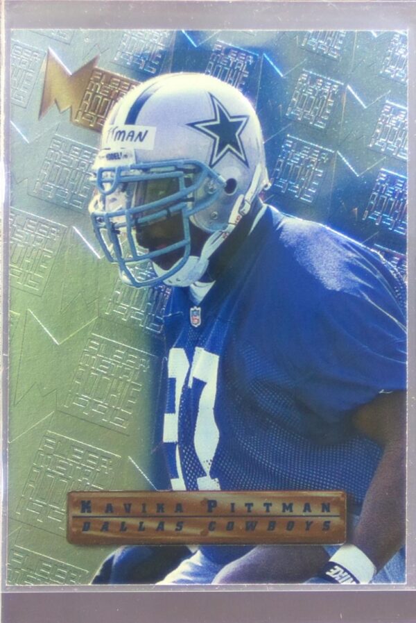 1996 Fleer Metal Kavika Pittman RC #144 Cowboys