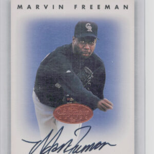 1996 Leaf Signature Series Marvin Freeman #NNO Rockies Autographs Bronze