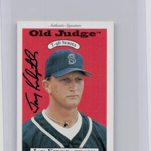 1996 Signature Rookies Old Judge Jay Kirkpatrick AU SN6000 #15 Missions Signatur