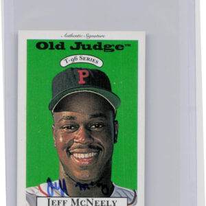1996 Signature Rookies Old Judge Jeff McNeely AU SN6000 #20 Redbirds Signatures