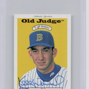 1996 Signature Rookies Old Judge Kelly Wunsch AU SN6000 #37 Brewers Signatures