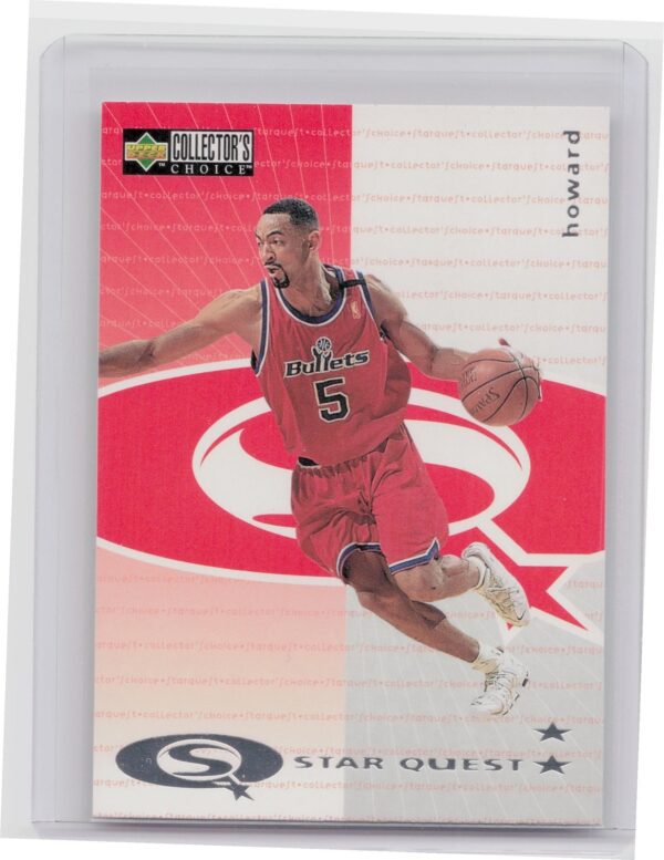 1997-98 Collector's Choice Juwan Howard #SQ63 Wizards StarQuest