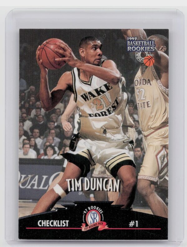 1997-98 Score Board Rookies Tim Duncan #61 Deacons