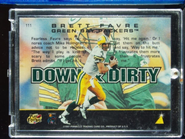 1997 Action Packed Brett Favre #111 Packers - Image 3