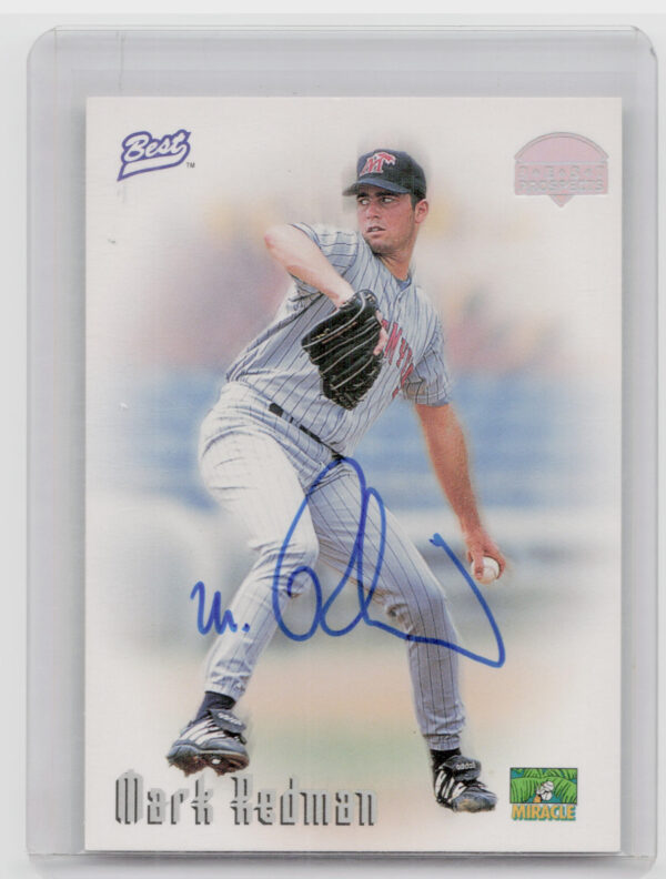 1997 Best Mark Redman #NNO Miracle Autographs Prospect Series