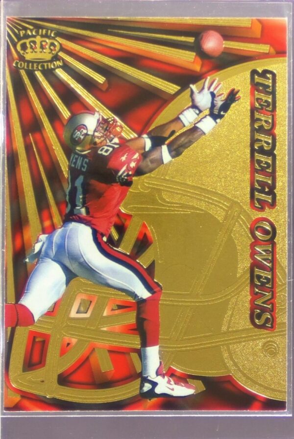 1997 Pacific Dynagon Prism Terrell Owens #128 49ers