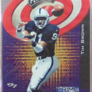 1997 Playoff Zone Tim Brown #13 Raiders Prime Target Red