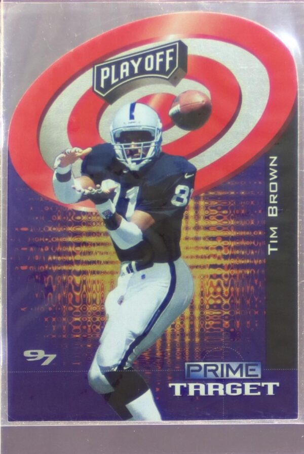 1997 Playoff Zone Tim Brown #13 Raiders Prime Target Red