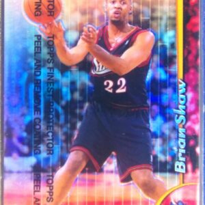 1998-99 Finest Brian Shaw Refractors #77 76ers