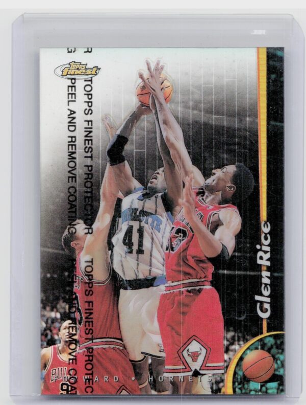 1998-99 Finest Glen Rice Refractors #217 Hornets