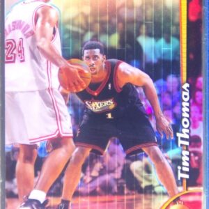 1998-99 Finest Tim Thomas No Protector Refractors #155 76ers