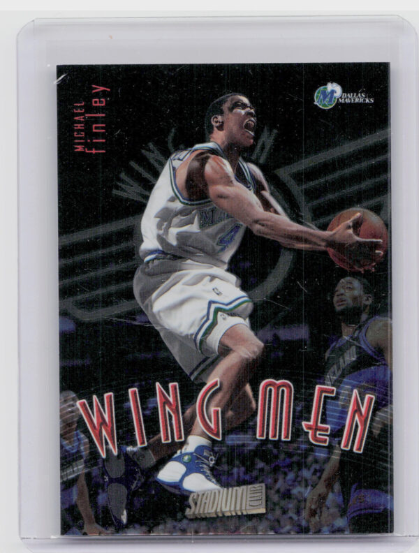1998-99 Stadium Club Michael Finley #W3 Mavericks Wing Men