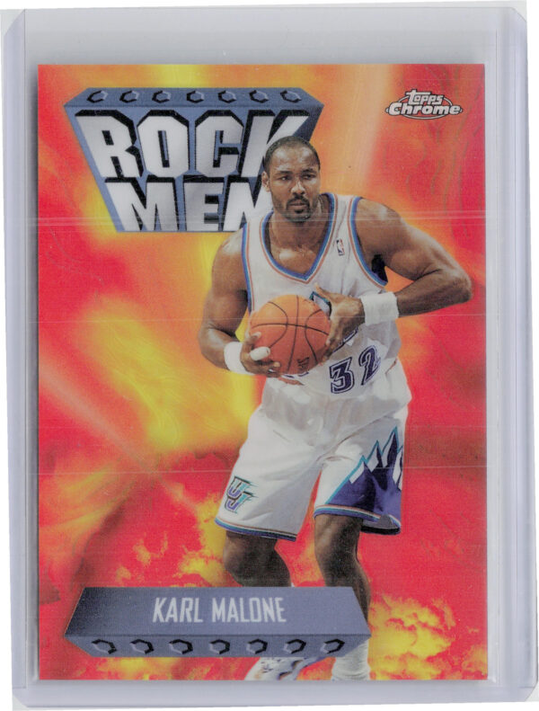 1998-99 Topps Chrome Karl Malone #SB16 Jazz Season's Best Refractors
