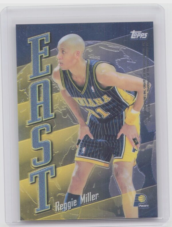 1998-99 Topps Reggie Miller / Jim Jackson #EW20 Warriors East/West