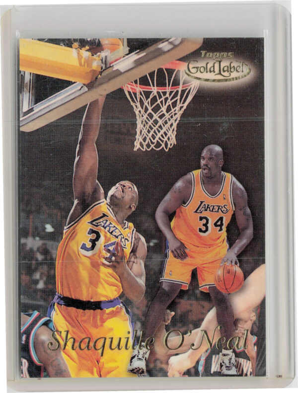 1998-99 Topps Shaquille O'Neal #GL2 Lakers Topps Gold Label