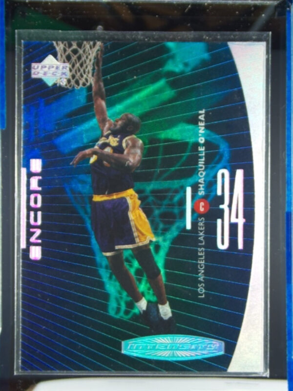 1998-99 Upper Deck Encore Shaquille O'Neal #I28 Lakers Intensity