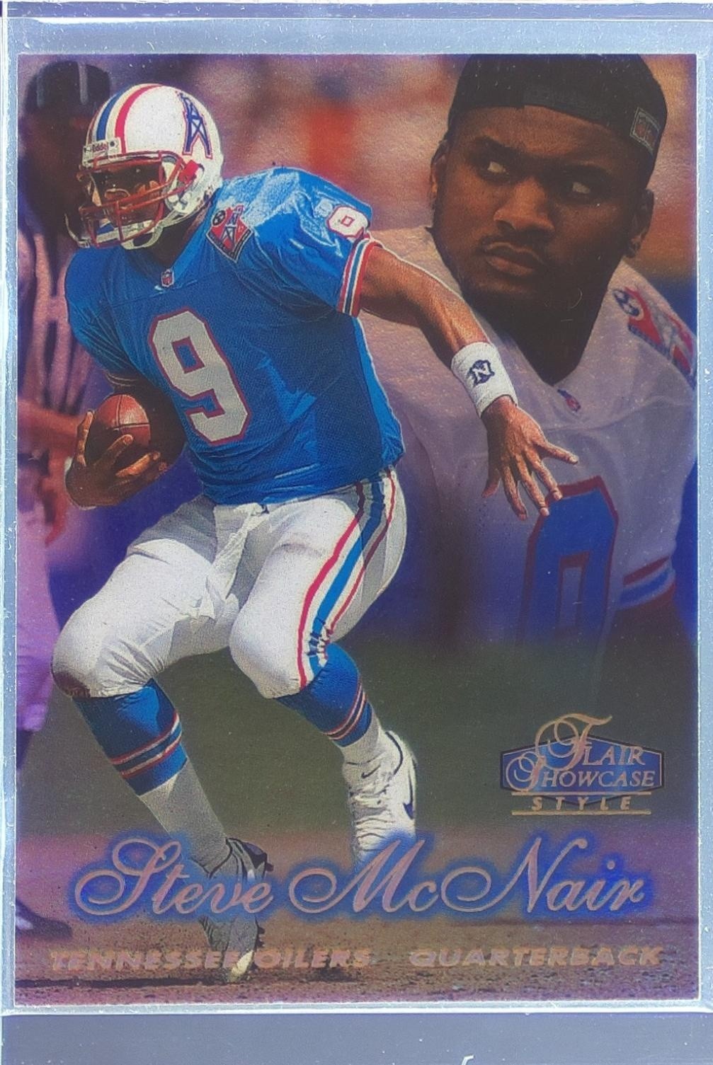 1998 Flair Showcase Steve McNair Flair Showcase Row 2 (Style) #30 Oilers