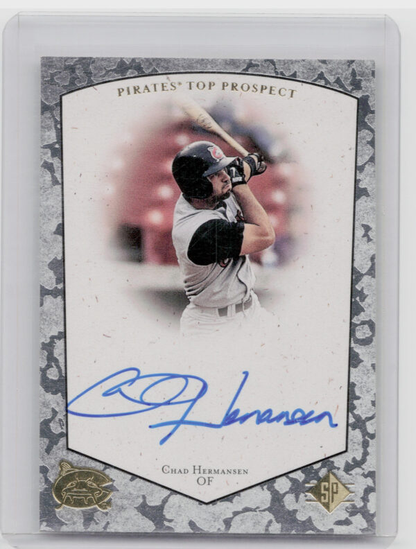 1998 SP Top Prospects Chad Hermansen AU #CH Mudcats Autographs