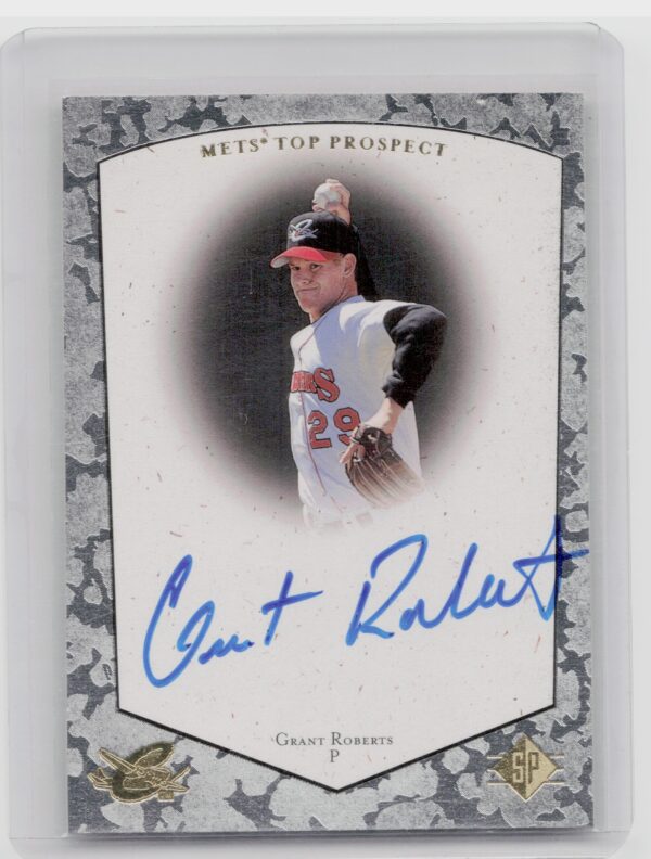 1998 SP Top Prospects Grant Roberts AU #GR Bombers Autographs