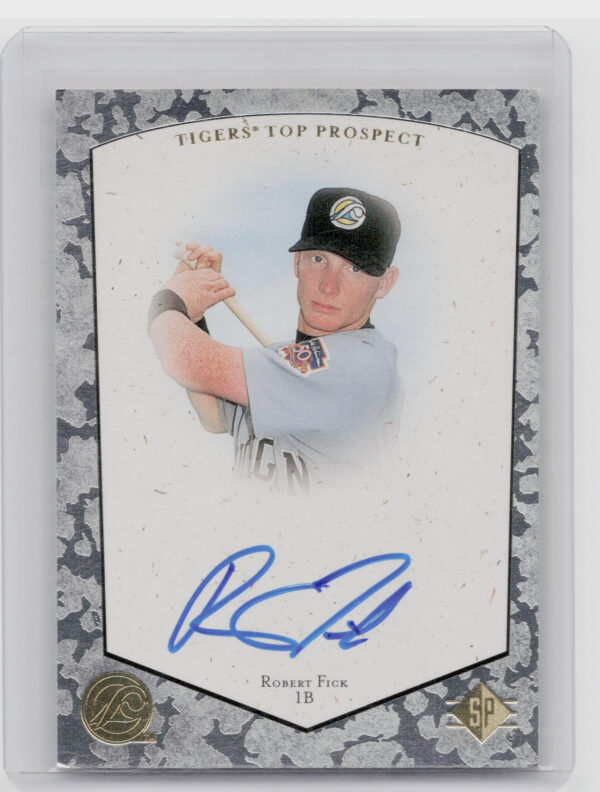 1998 SP Top Prospects Robert Fick AU #RF Whitecaps Autographs