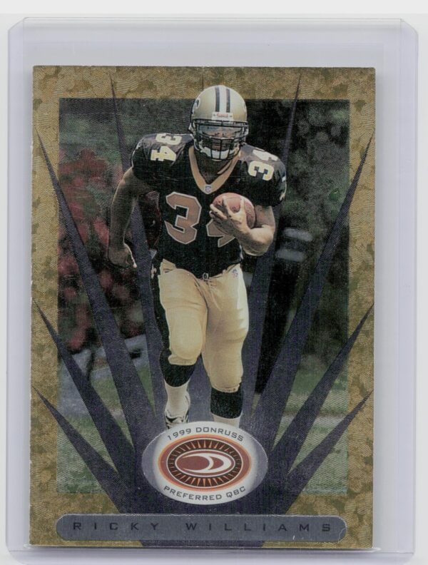 1999 Donruss Preferred QBC Ricky Williams #104 Saints Gold