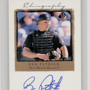 1999 SP Top Prospects Ben Petrick AU #BP Ravens Chirography