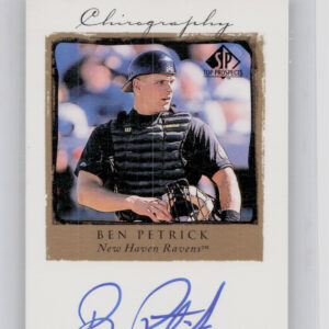 1999 SP Top Prospects Ben Petrick AU #BP Ravens Chirography