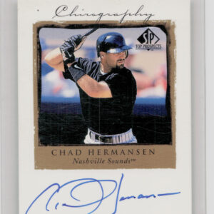 1999 SP Top Prospects Chad Hermansen AU #CH Sounds Chirography