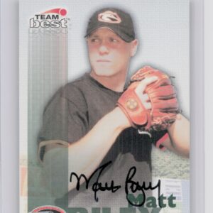 1999 Team Best Rookie Matt Riley AU #NNO Shorebirds Autographs