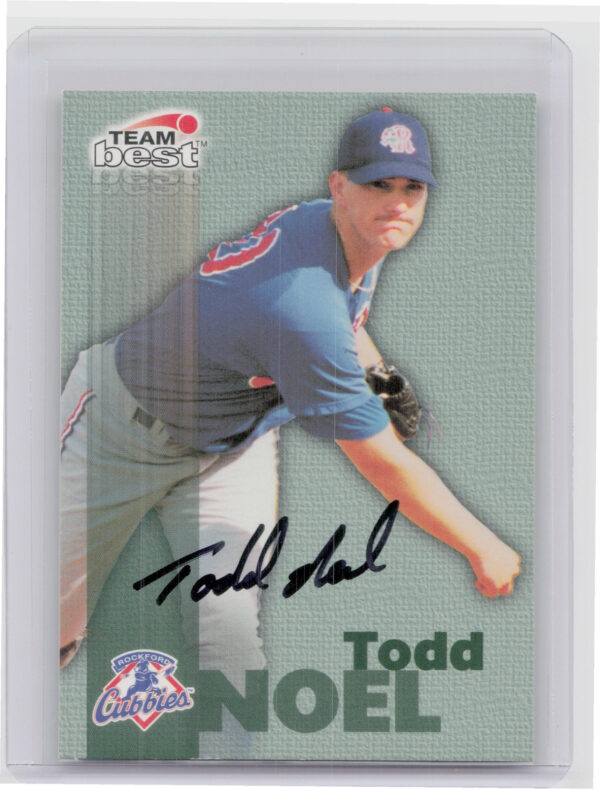 1999 Team Best Rookie Todd Noel AU #NNO Cubbies Autographs