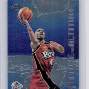 2000-01 Topps Chrome Jerry Stackhouse #AA6 Pistons Aptitude for Altitude