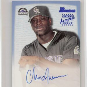 2000 Bowman Choo Freeman AU #CF Rockies Autographs
