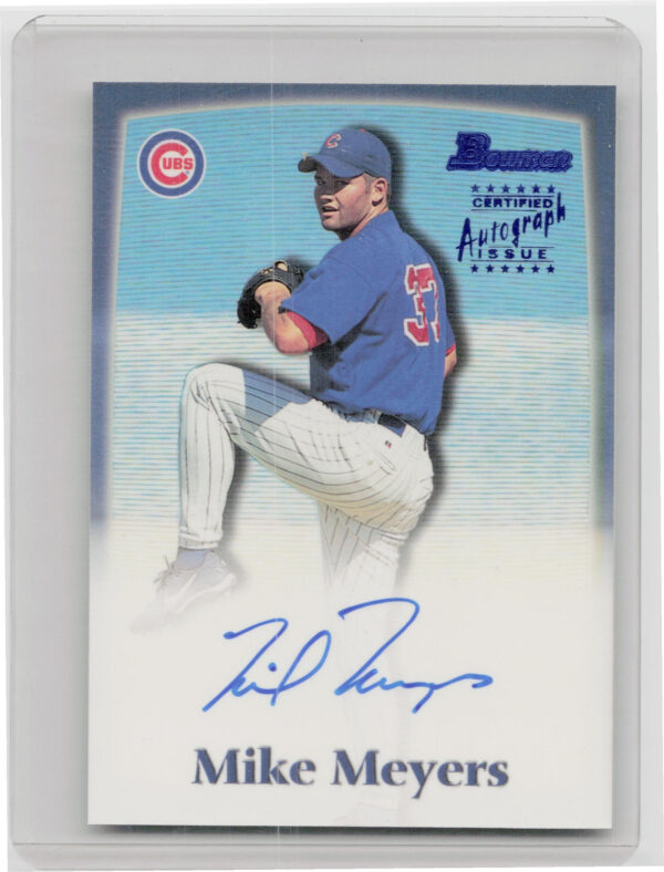 2000 Bowman Mike Meyers AU #MM Cubs Autographs