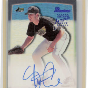 2000 Bowman Steve Cox AU #SC Rays Autographs