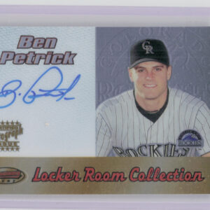 2000 Bowman's Best Ben Petrick AU #LRCA5 Rockies Locker Room Collection Autograp