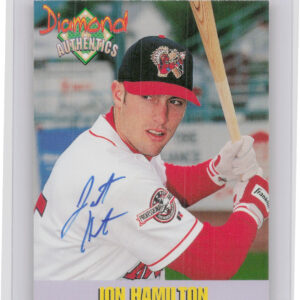 2000 Diamond Authentics Autographs Jon Hamilton AU SN3250 #18 Indians