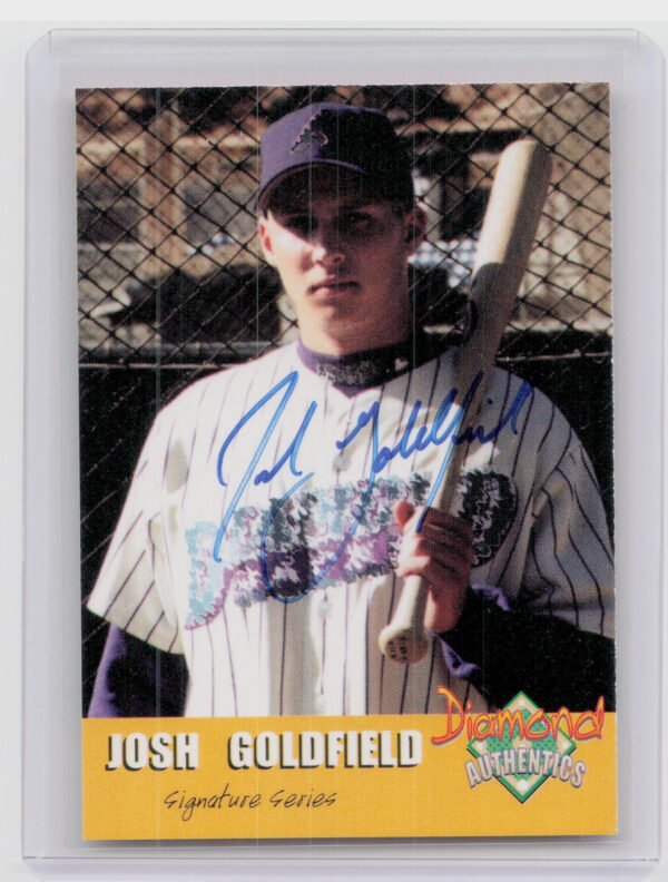 2000 Diamond Authentics Autographs Josh Goldfield AU SN3250 #11 Mavericks