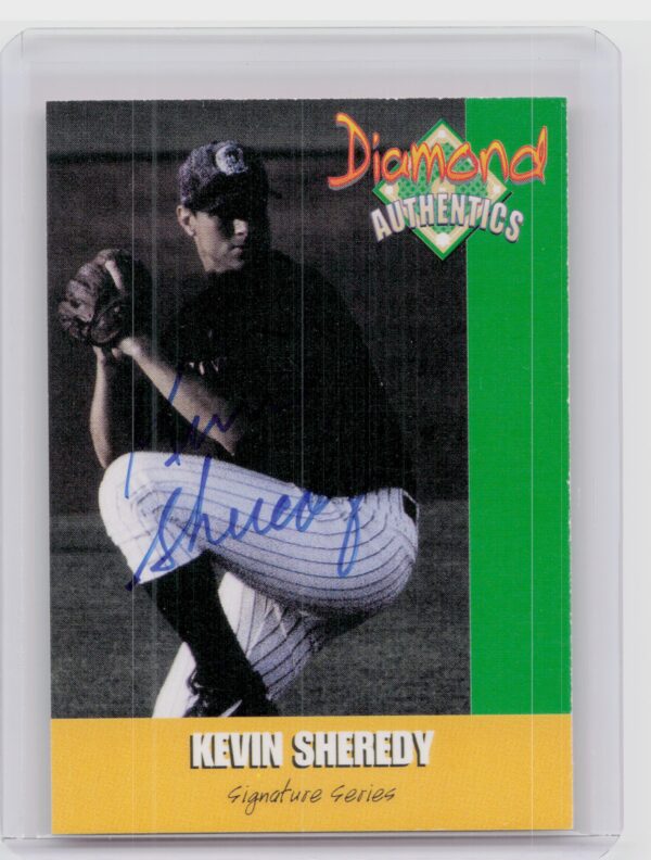 2000 Diamond Authentics Autographs Kevin Sheredy AU SN3250 #15 Cannons